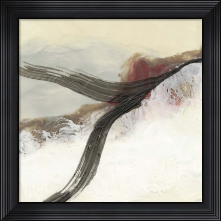 Framed Wax Ribbon I Print