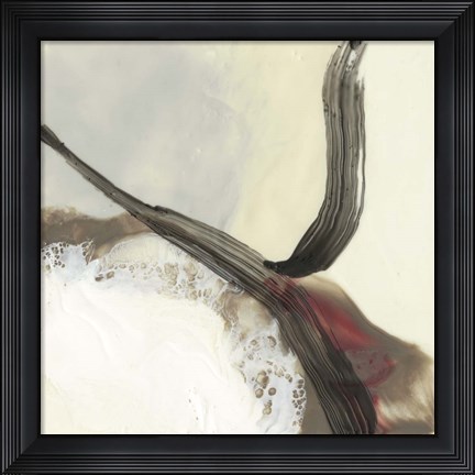 Framed Wax Ribbon II Print