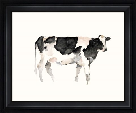 Framed Farm Animal Study II Print