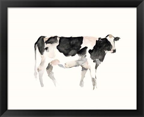 Framed Farm Animal Study II Print