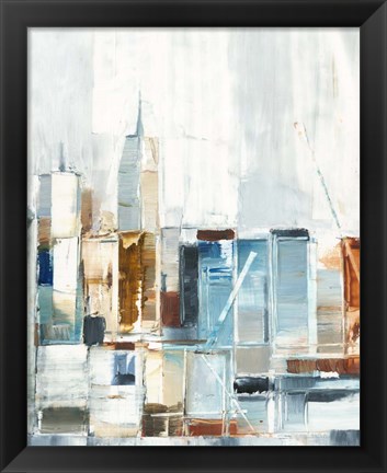 Framed City Colors II Print