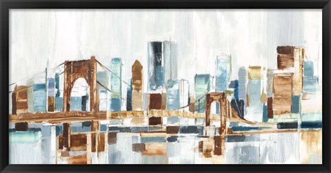 Framed City Colors III Print