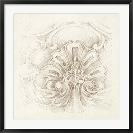 Framed Architectural Accent II Print