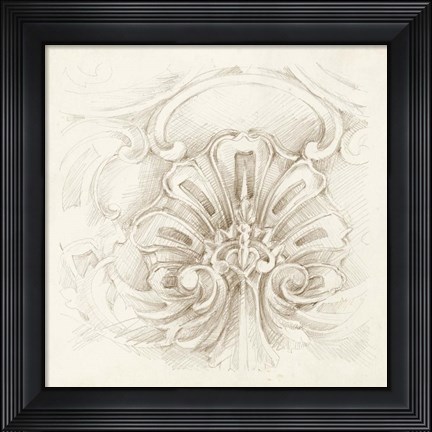 Framed Architectural Accent II Print