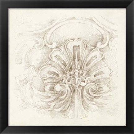 Framed Architectural Accent II Print