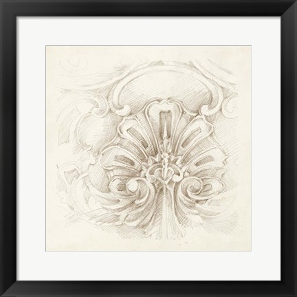 Framed Architectural Accent II Print
