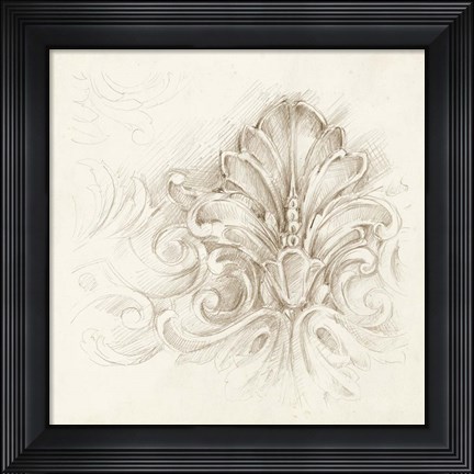 Framed Architectural Accent III Print