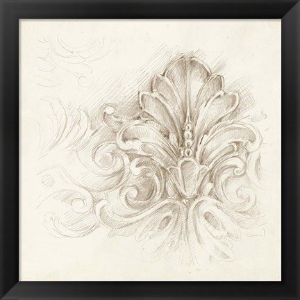 Framed Architectural Accent III Print