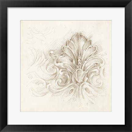 Framed Architectural Accent III Print