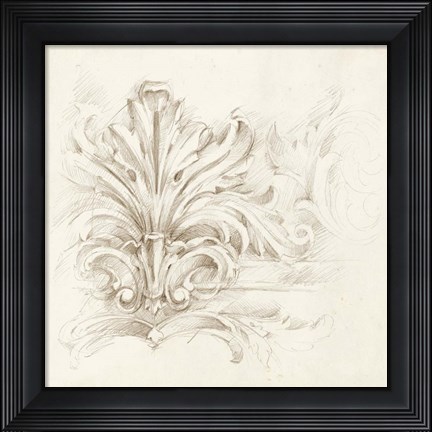 Framed Architectural Accent IV Print