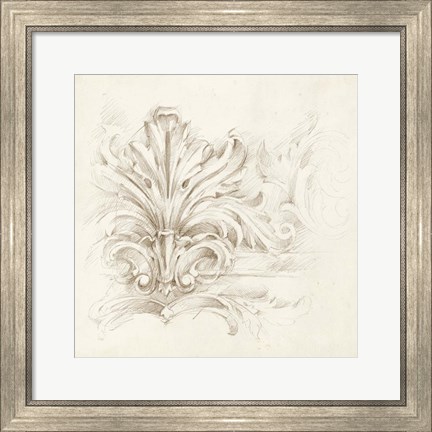 Framed Architectural Accent IV Print