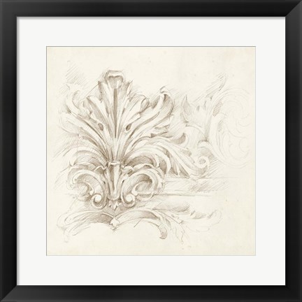 Framed Architectural Accent IV Print