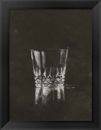 Framed Crystal Barware VIII Print