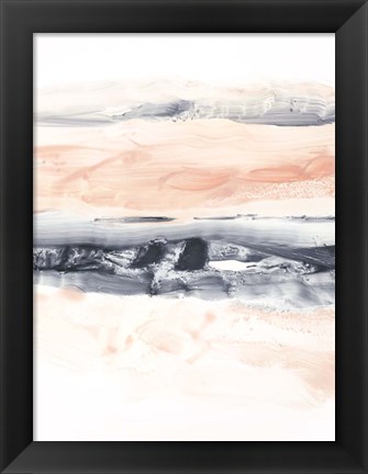 Framed Blush Sunset I Print