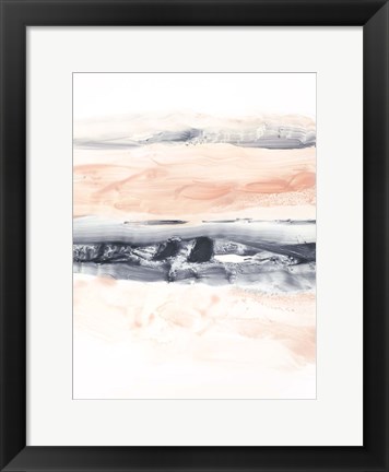 Framed Blush Sunset I Print