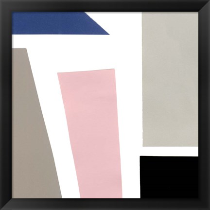 Framed Color Blocks III Print