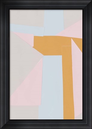 Framed Soft Blocks II Print
