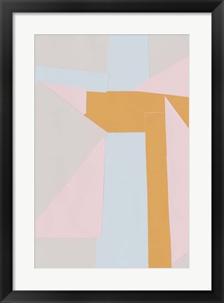 Framed Soft Blocks II Print