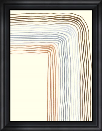 Framed Imperfect Lines II Print