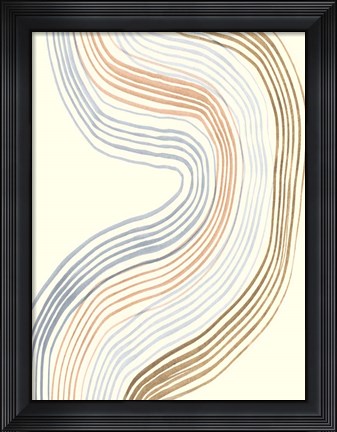 Framed Imperfect Lines III Print