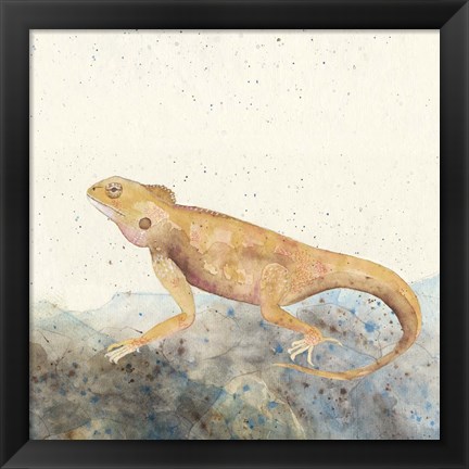 Framed Reptillian II Print