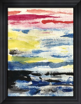 Framed Partly Sunny I Print