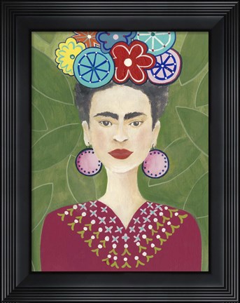 Framed Frida Floral II Print