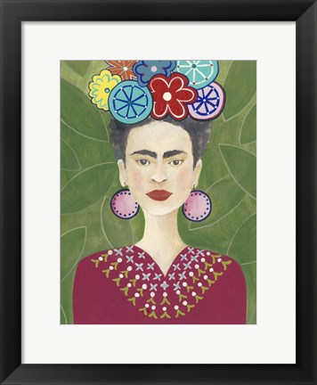 Framed Frida Floral II Print