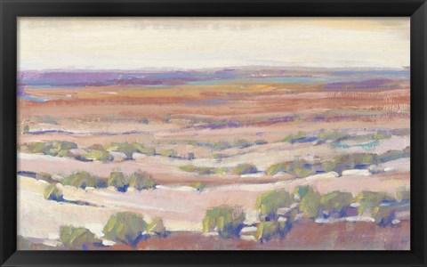 Framed High Desert Pastels I Print