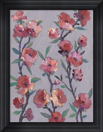 Framed Twigs in Bloom I Print