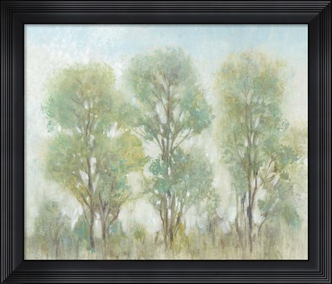 Framed Muted Trees I Print