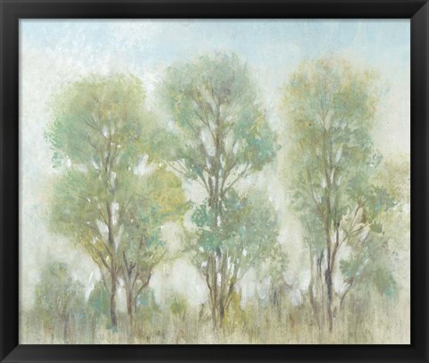 Framed Muted Trees I Print