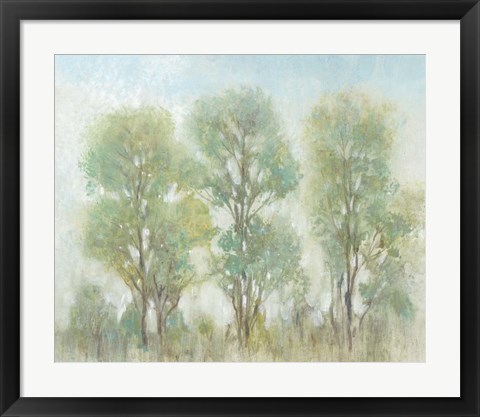 Framed Muted Trees I Print