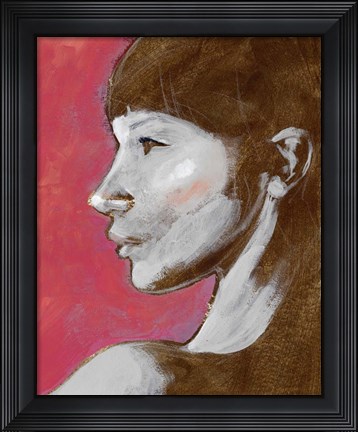 Framed Fem Portrait II Print