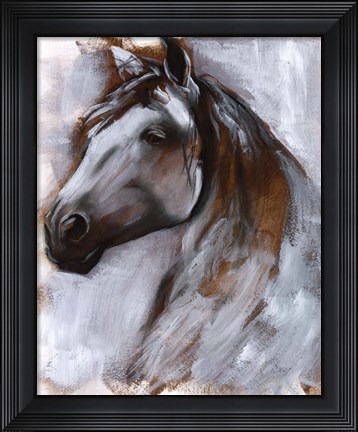 Framed Mane Attraction I Print