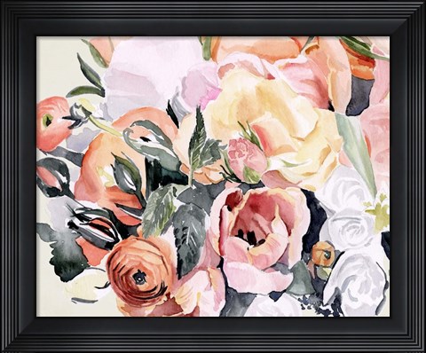 Framed Autumn Bouquet II Print