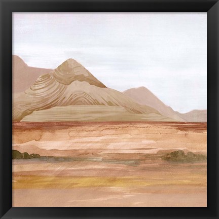 Framed Desert Formation I Print