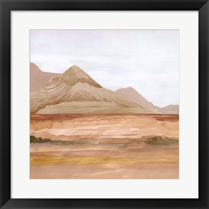 Framed Desert Formation I Print