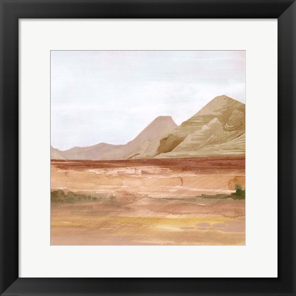 Framed Desert Formation II Print