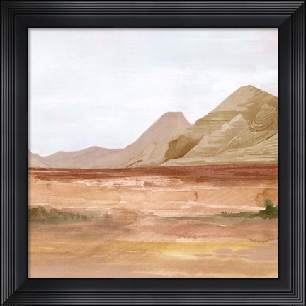 Framed Desert Formation II Print