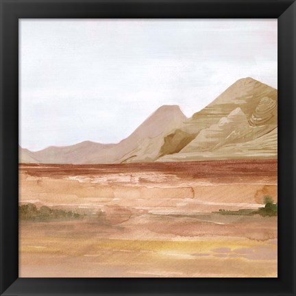 Framed Desert Formation II Print