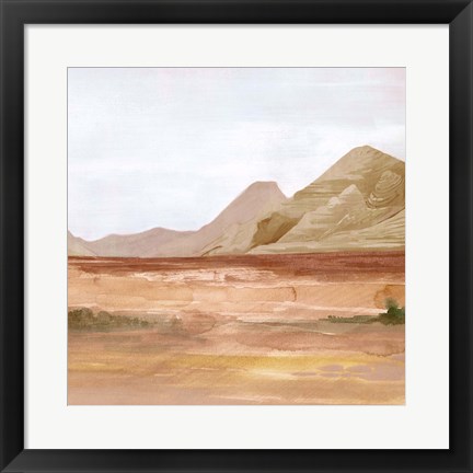 Framed Desert Formation II Print