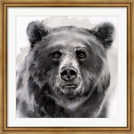 Framed Bear Grin II Print
