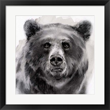 Framed Bear Grin II Print