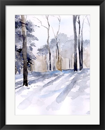 Framed Winter Light I Print