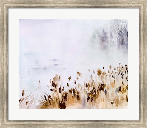 Framed Sea Oats Mist II Print