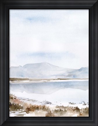 Framed Salt Lake Reflections II Print