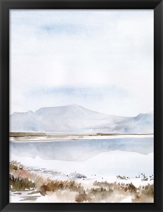 Framed Salt Lake Reflections II Print