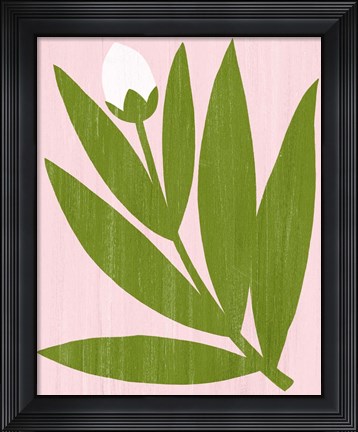 Framed Flower Cutting IV Print