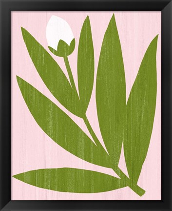 Framed Flower Cutting IV Print